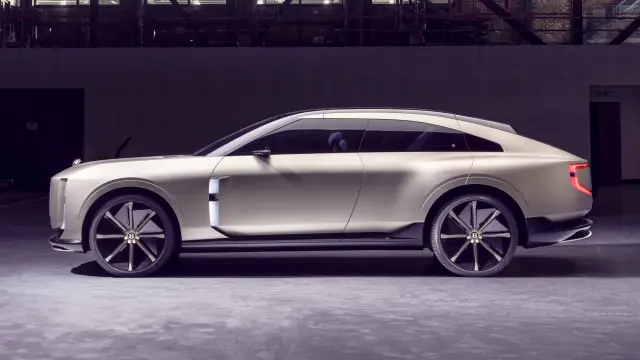 El Bentley EXP 15 tiene una peculiar silueta tipo 'teardrop'