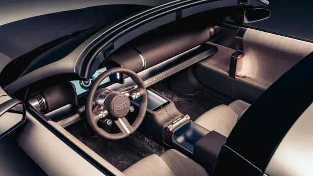 El interior del Concept C podría haber salido directamente de 2013. ¿Anticuado? Para nada. Más bien sentido común.
