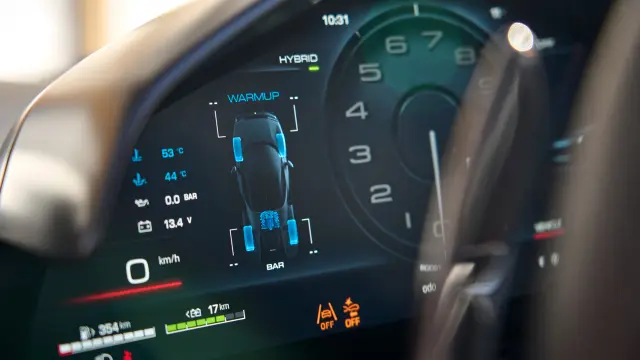 Interior del Ferrari 849 Testarossa