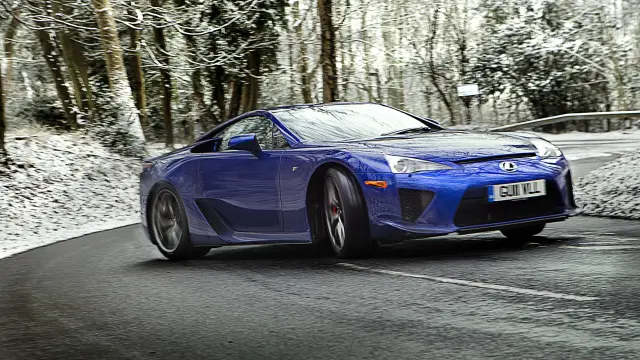 Jeremy Clarkson prueba del Lexus LFA