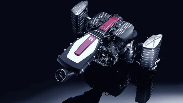 Motor V8 M155 del Mercedes-Benz SLR McLaren.