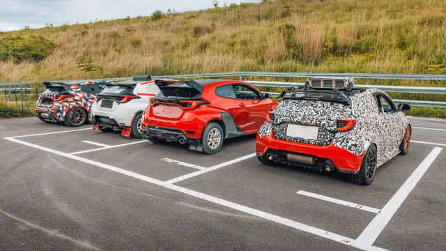 Prueba de los prototipos de Toyota Yaris con nuevas mecánicas