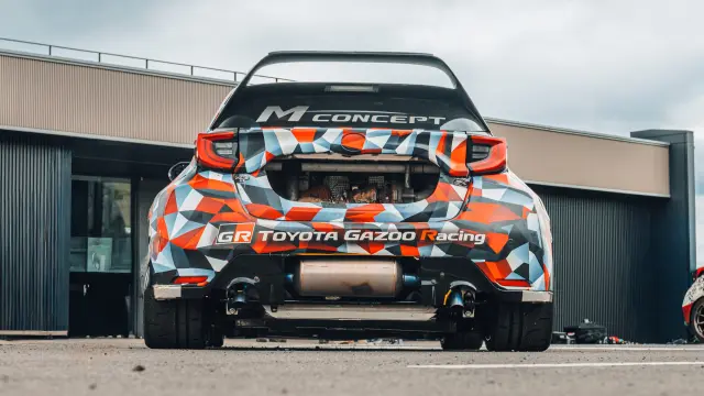Prueba de los prototipos de Toyota Yaris con nuevas mecánicas