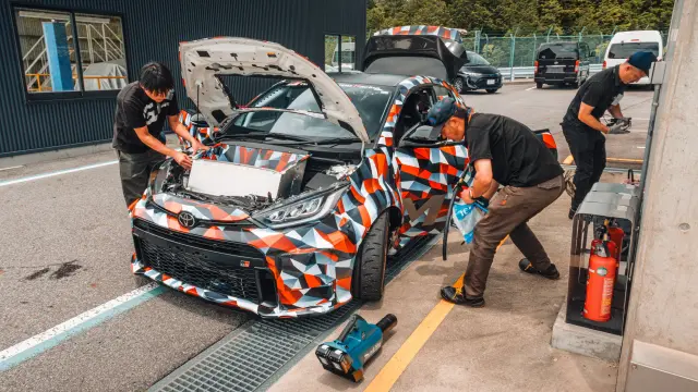 Prueba de los prototipos de Toyota Yaris con nuevas mecánicas
