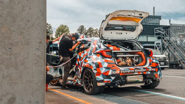 Prueba de los prototipos de Toyota Yaris con nuevas mecánicas