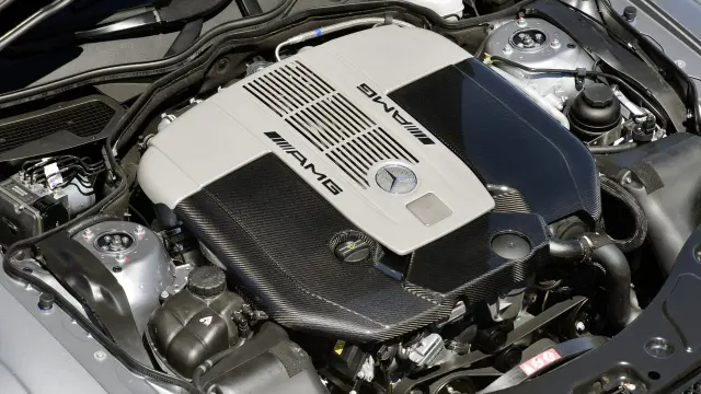 Motor V8 M156 de AMG.