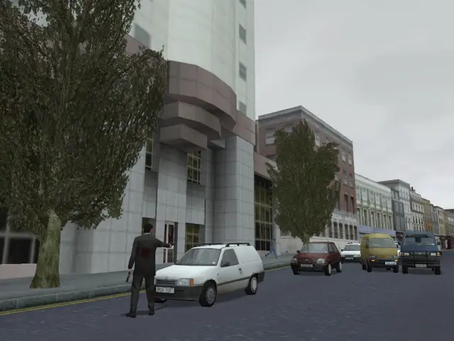 Capturas promocionales del videojuego The Getaway (2002) de PlayStation 2
