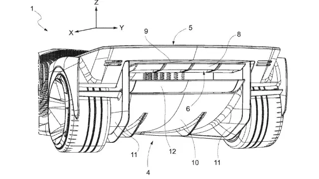 Patente de un sistema de aerodinámica activa de Ferrari