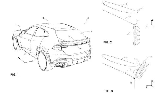 Patente de un sistema de aerodinámica activa de Ferrari