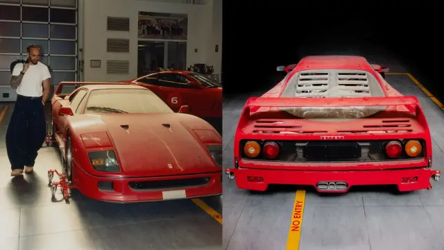 Ferrari ayudó al piloto a restaurar este F40