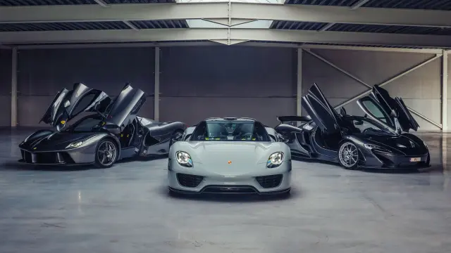 El Porsche 918 Spyder, Ferrari LaFerrari y McLaren P1 a la venta
