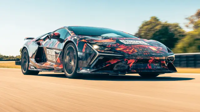 Prueba del Lamborghini Revuelto SV prototipo