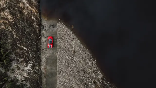 Prueba del Ferrari 849 Testarossa en las 99 curvas de Tasmania