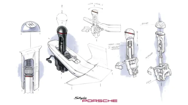 Bocetos del Porsche MIssion S