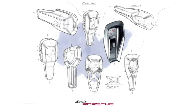 Bocetos del Porsche MIssion S