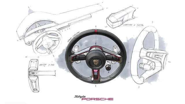 Bocetos del Porsche MIssion S
