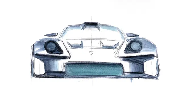 Bocetos del Porsche MIssion S