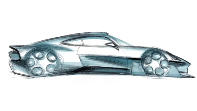 Bocetos del Porsche MIssion S