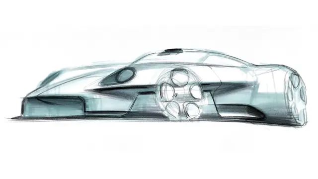 Bocetos del Porsche MIssion S