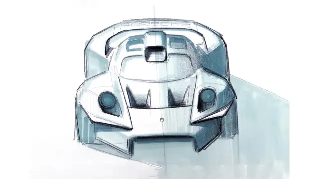 Bocetos del Porsche MIssion S